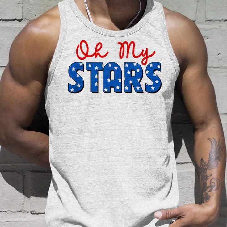 Oh My Stars 4Th Of July Independence Memorial Day Patriotic Unisex Tank Top Gifts for Him
