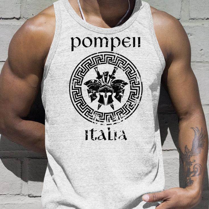 Pompeii Italy Gladiator Warrior Vacation Vintage Tank Top Gifts for Him