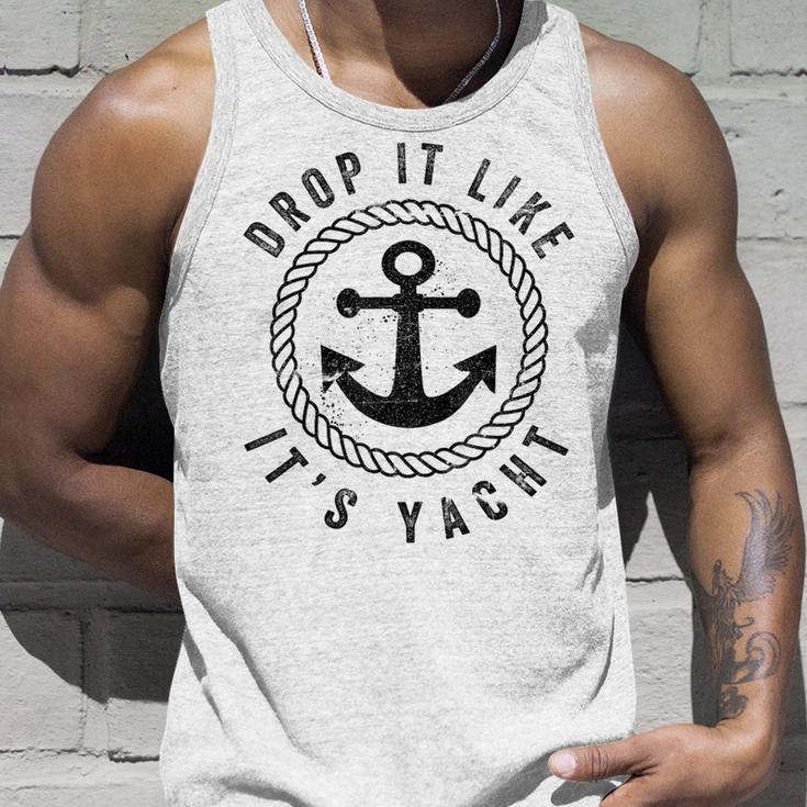 Sailing Sailor Drop It Like It's Yacht Tank Top Gifts for Him