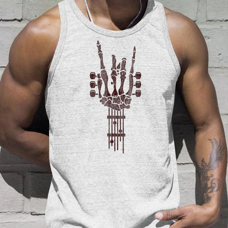 Skeleton Guitar Music Lover Rock And Roll Halloween Tank Top Gifts for Him