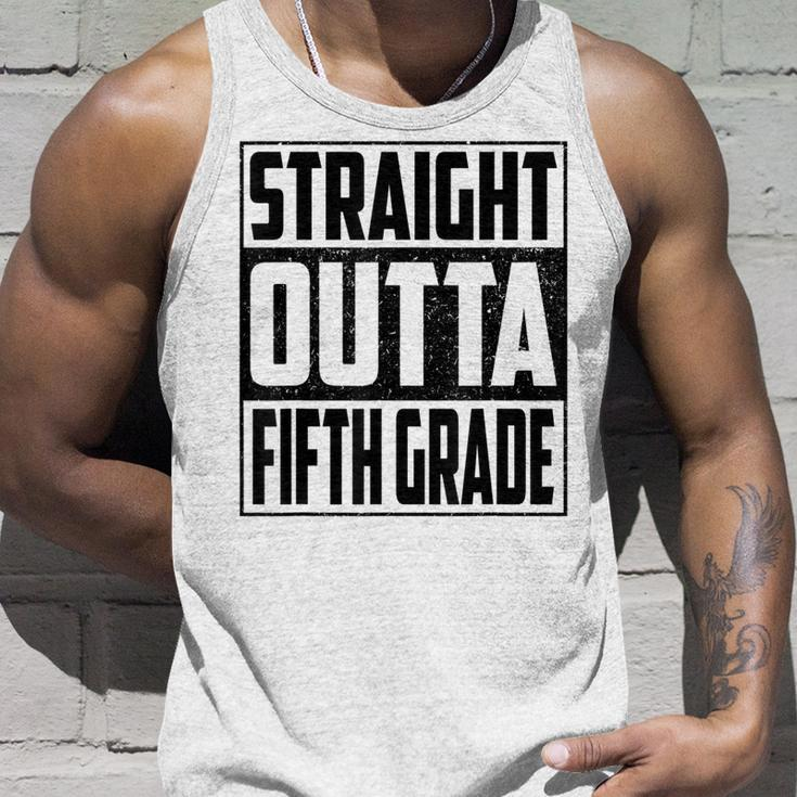 Straight Outta Fifth Grade School Graduate 2022 Fifth Grade Unisex Tank Top Gifts for Him