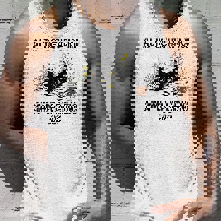 All Together Now Summer Reading 2023 Groovy Cat Book Lover Reading Tank Top Gifts for Him All Together Now Summer Reading 2023 Groovy Cat Book Lover Reading Tank Top Gifts for Him