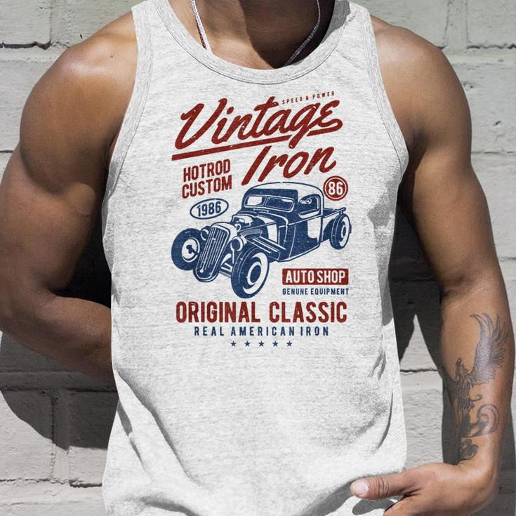 Vintage Iron Hot Rod Custom Original Classic Unisex Tank Top Gifts for Him