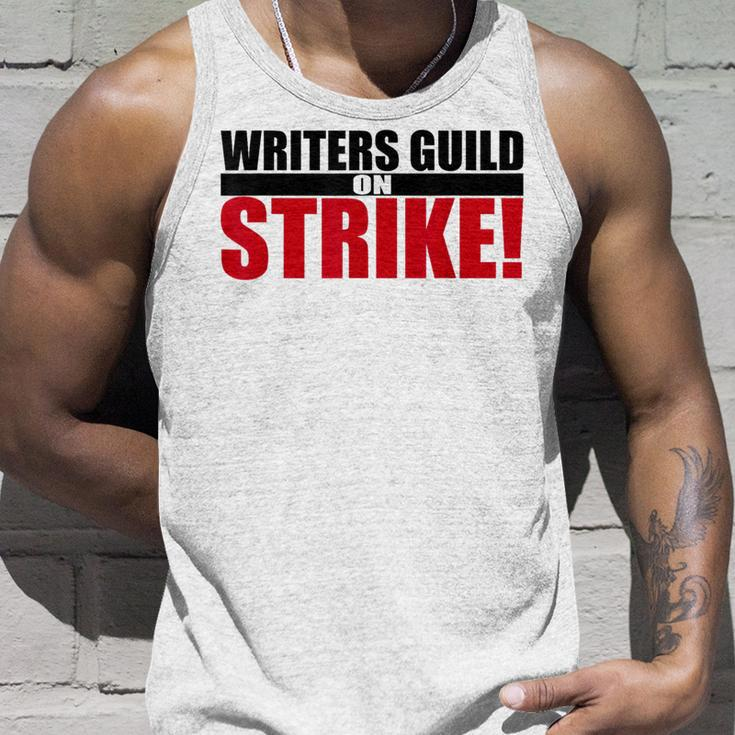 Wga Strike - Writers Guild On Strike Writers Guild America Unisex Tank Top Gifts for Him