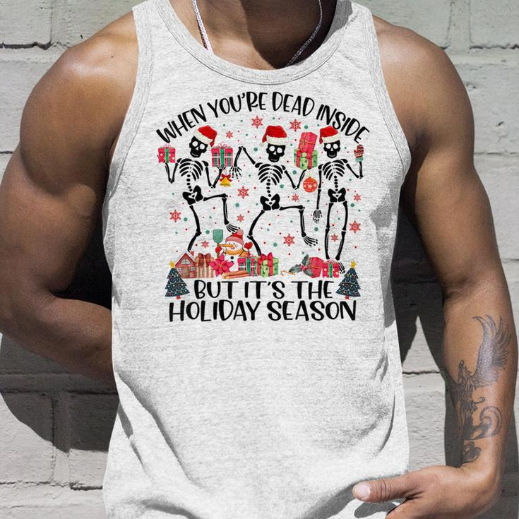 When Youre Dead Inside But Its The Holiday Season Dancing Dancing Tank Top Gifts for Him
