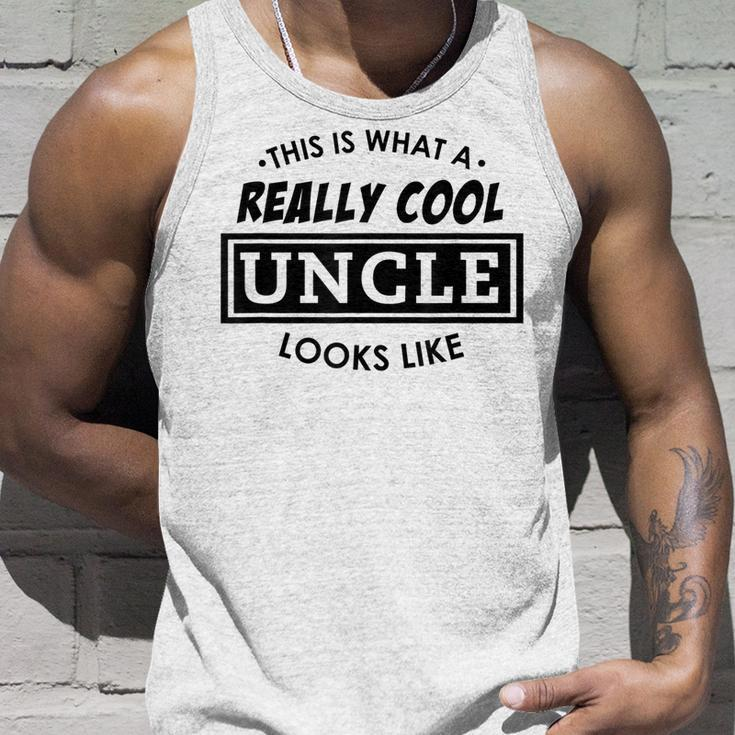 Worlds Best Uncle Really Cool UncleUnisex Tank Top Gifts for Him