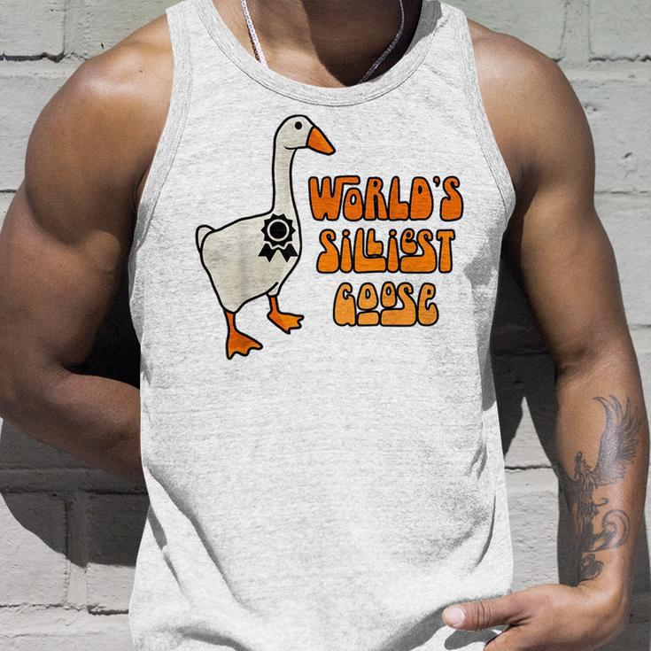 Worlds Silliest Goose Unisex Tank Top Gifts for Him