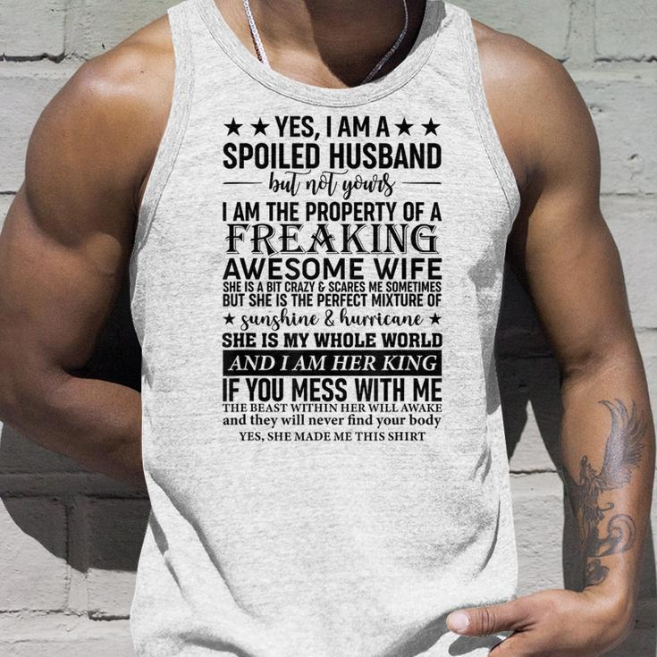 Yes I Am A Spoiled Husband But Not Yours I Am The Property Tank Top Gifts for Him