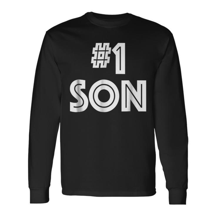 1 Son No1 Number 1 Son Long Sleeve T-Shirt