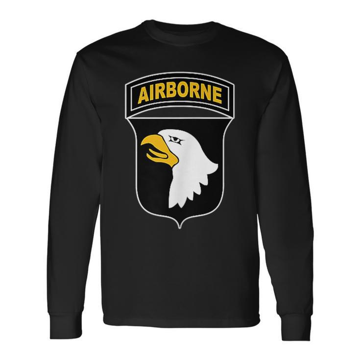 101St Airborne Never Underestimate An Old Man Who Is A Vet Long Sleeve T-Shirt