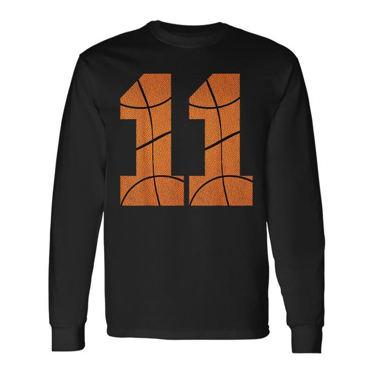 11Th Birthday Basketball Boys Long Sleeve T-Shirt T-Shirt