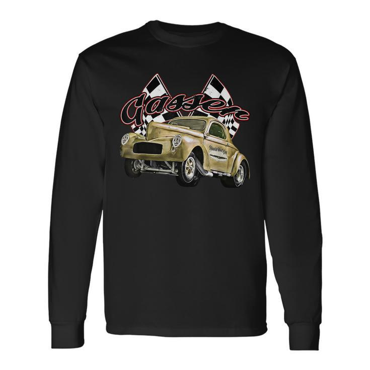 1940 GasserDragsterDragraceHot RodMuscle CarDrag CarUs Long Sleeve T-Shirt