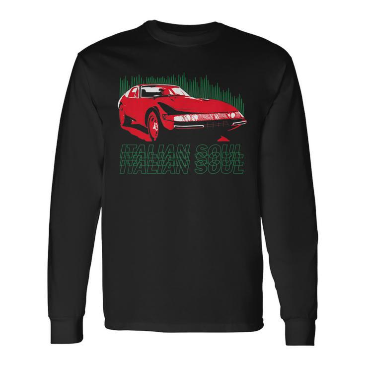 1968 Italian Roadster Sports Car Long Sleeve T-Shirt T-Shirt