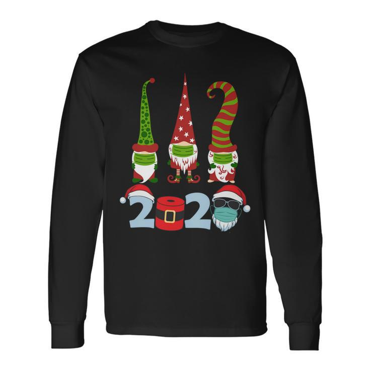 2020 Christmas Gnomes Matching Family Pajama Party Xmas Long Sleeve T-Shirt