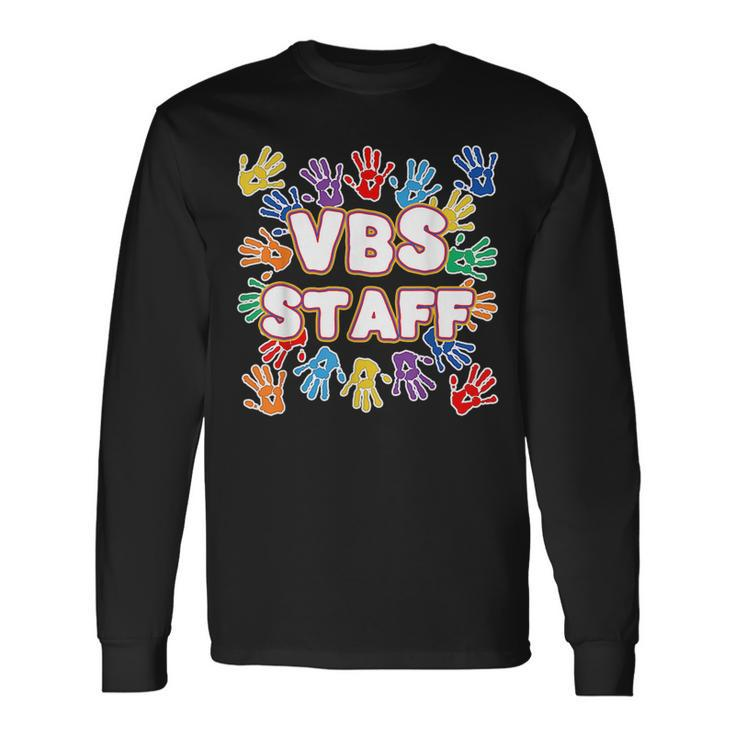 2022 Vacation Bible School Colorful Vbs Staff Long Sleeve T-Shirt