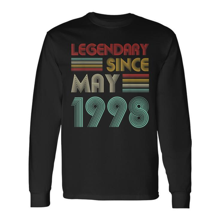21St Birthday Legendary Since May 1998 Long Sleeve T-Shirt T-Shirt