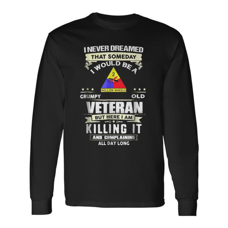 2Nd Armored Division Veteran Long Sleeve T-Shirt T-Shirt