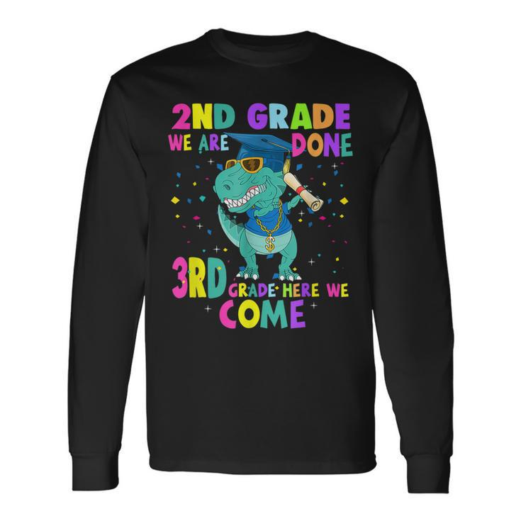 2Nd Grade Graduation Magical Dinosaur Long Sleeve T-Shirt T-Shirt