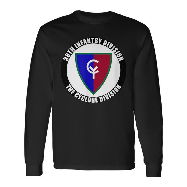 38Th Infantry Division National Guard Cyclone Veteran Long Sleeve T-Shirt