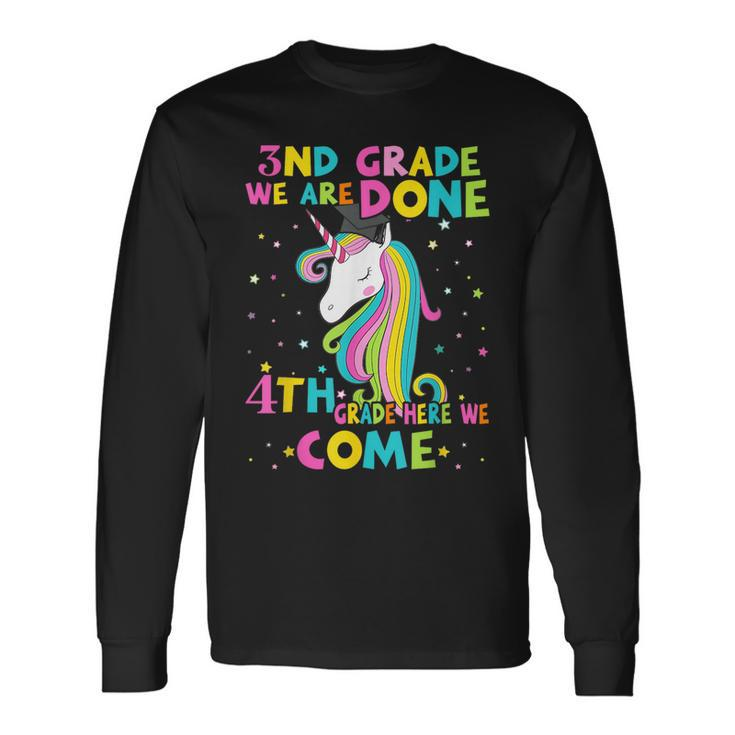 3Rd Grade Graduation Magical Unicorn 4Th Grade Here We Come Long Sleeve T-Shirt T-Shirt