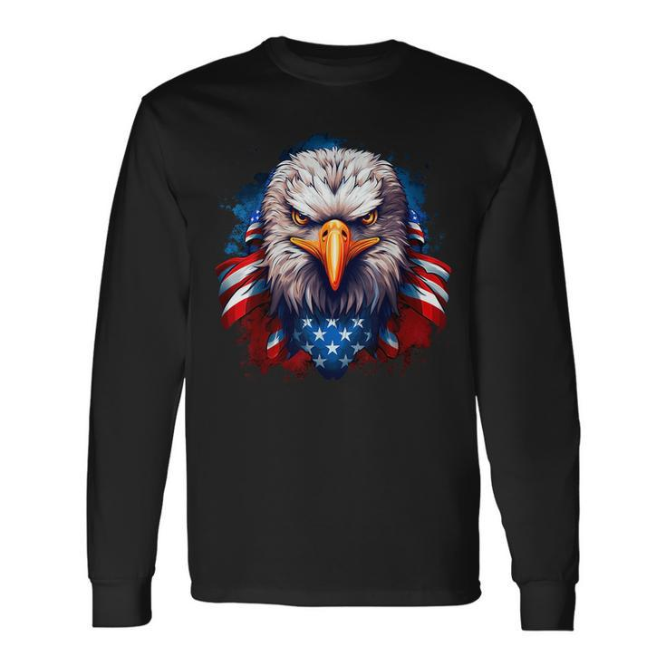 4Th July American Pride American Eagle Symbol Of Freedom Long Sleeve T-Shirt T-Shirt Gifts ideas