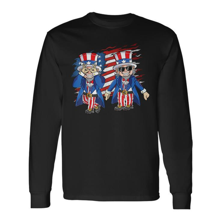 4Th Of July Independence Day Uncle Sam Griddy Long Sleeve T-Shirt T-Shirt