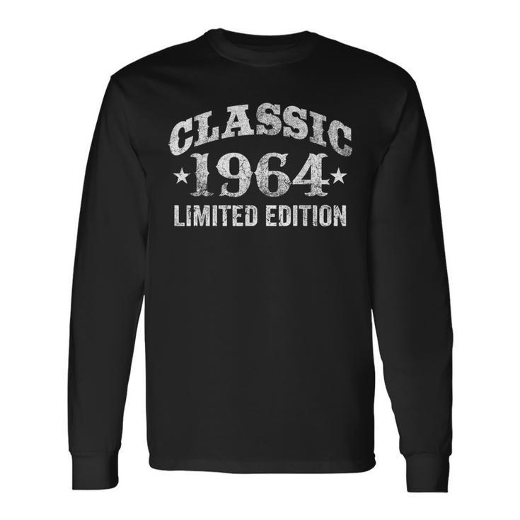 58 Years Old Classic Car 1964 Limited Edition 58Th Birthday Long Sleeve T-Shirt