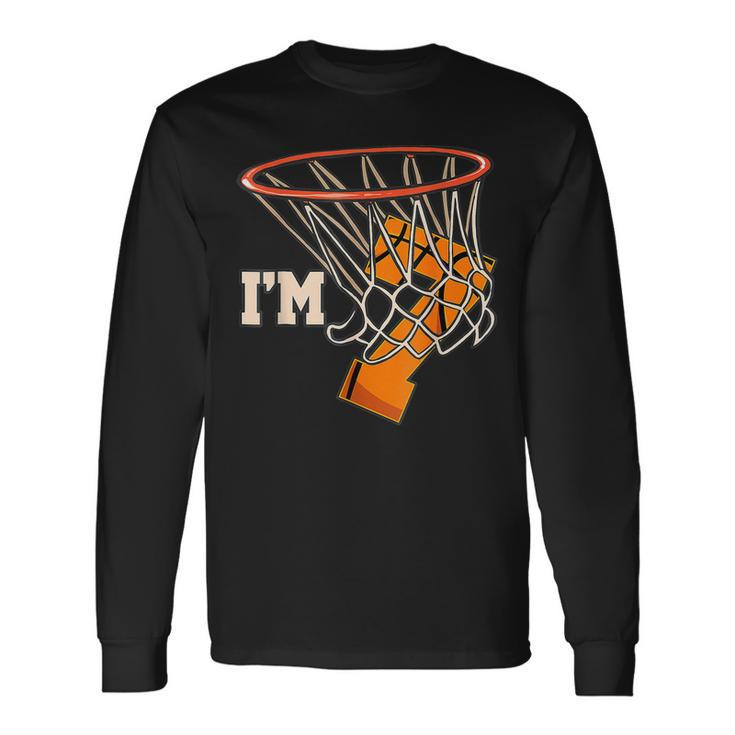 Im 7 Basketball Theme Birthday Party Celebration 7Th Long Sleeve T-Shirt T-Shirt Gifts ideas