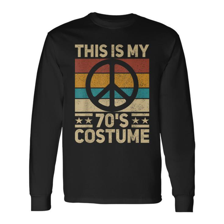 My 70S Costume 70 Style Peace Hippie 70'S Disco 1970S Outfit Long Sleeve