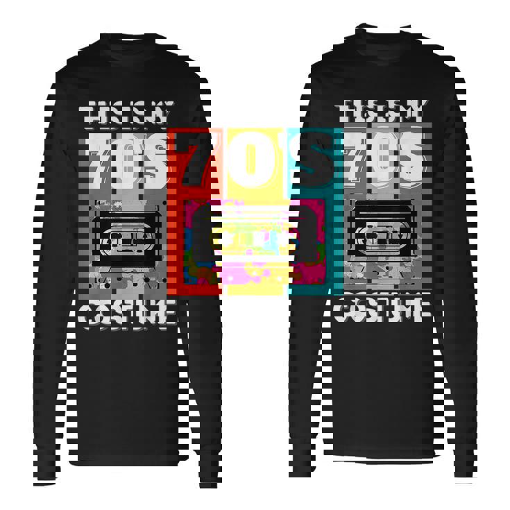 This Is My 70S Costume Retro Vintage 1970S 70S Long Sleeve T-Shirt