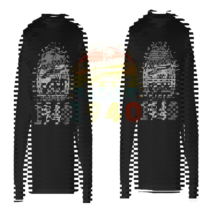 83 Year Old Awesome Since May 1940 83Rd Birthday Long Sleeve T-Shirt Gifts ideas