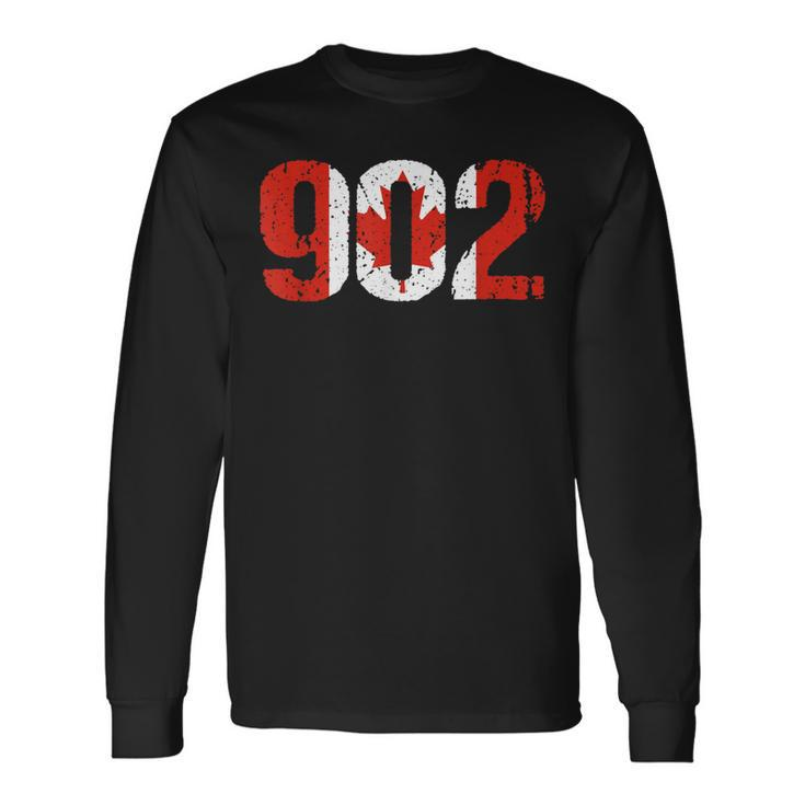 902 Nova Scotia And Prince Edward Island Area Code Canada Long Sleeve T-Shirt