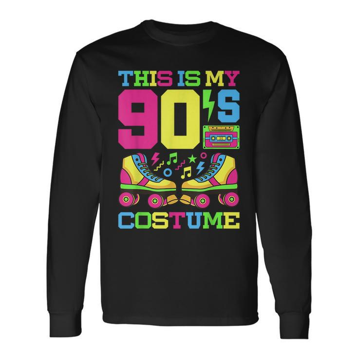 90S Costume 1990S Theme Party Nineties Styles Fashion Outfit Long Sleeve T-Shirt Gifts ideas