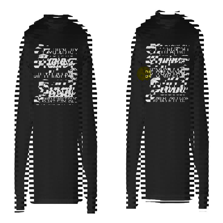 Addicted Pickleball Addict Pickleball Dad Player Long Sleeve T-Shirt T-Shirt