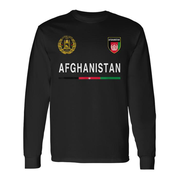 Afghanistan SportSoccer Jersey Flag Football Long Sleeve T-Shirt T-Shirt