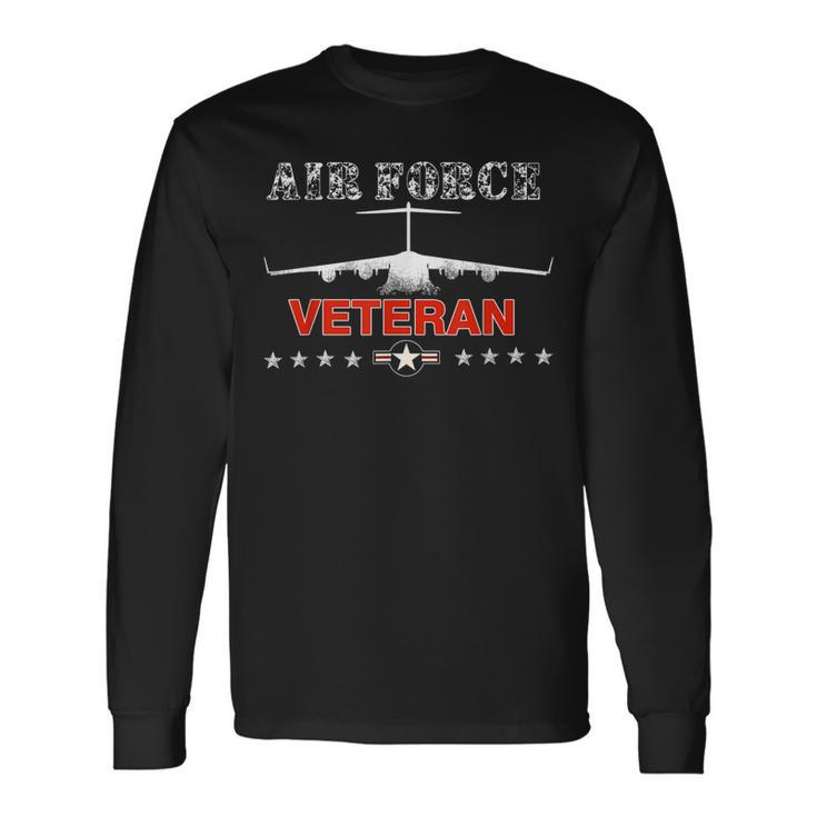 Airforce Veteran Vet B52 Bomber Long Sleeve T-Shirt