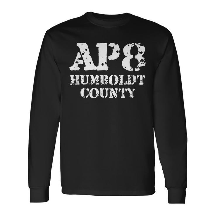Alderpoint 8 Ap8 Humboldt County Long Sleeve T-Shirt
