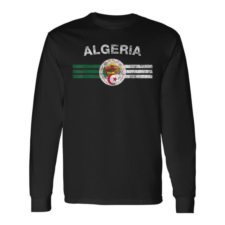 Algerian Dad Algeria Flag Sunglasses Father's Day' Men's T-Shirt