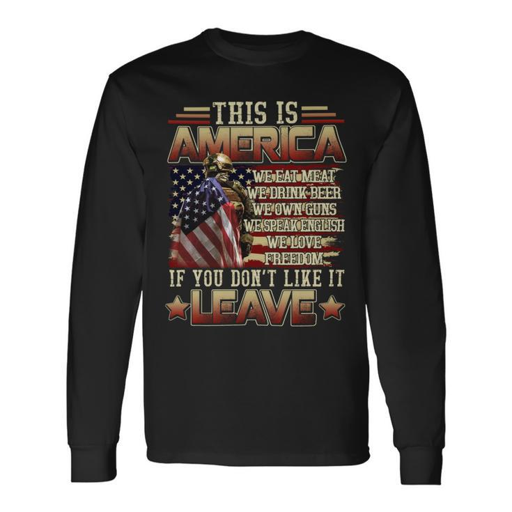 This Is America We Long Sleeve T-Shirt