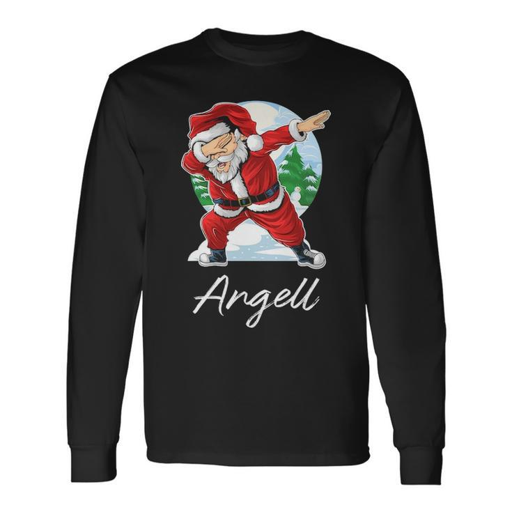 Angell Name Santa Angell Long Sleeve T-Shirt