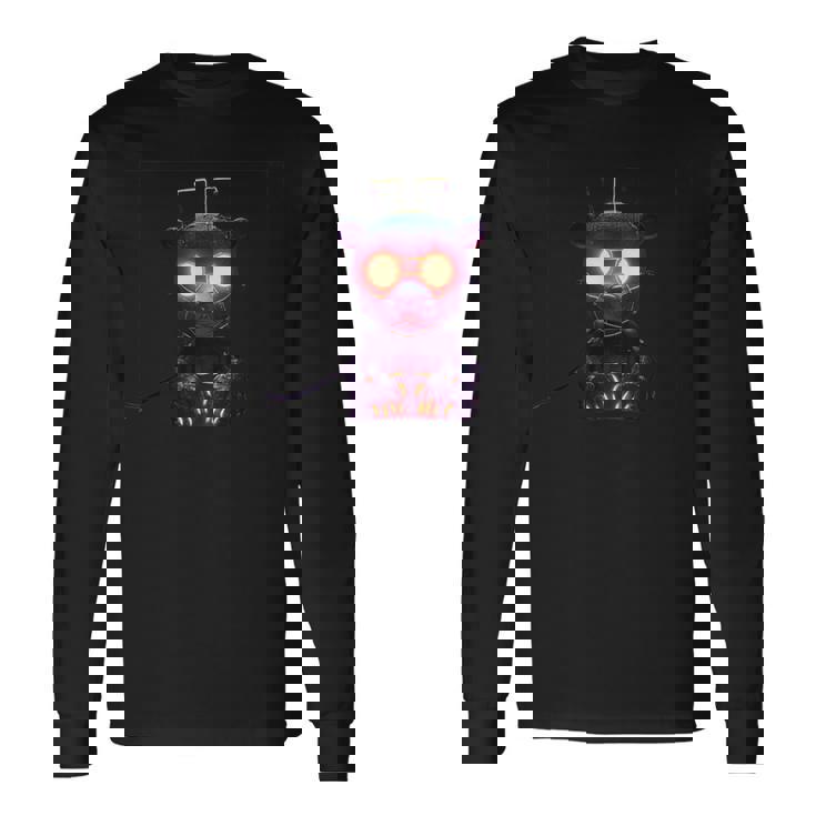 Animatronic Freddy A Bear Scary Mechanical Glowing-Fire Long Sleeve T-Shirt