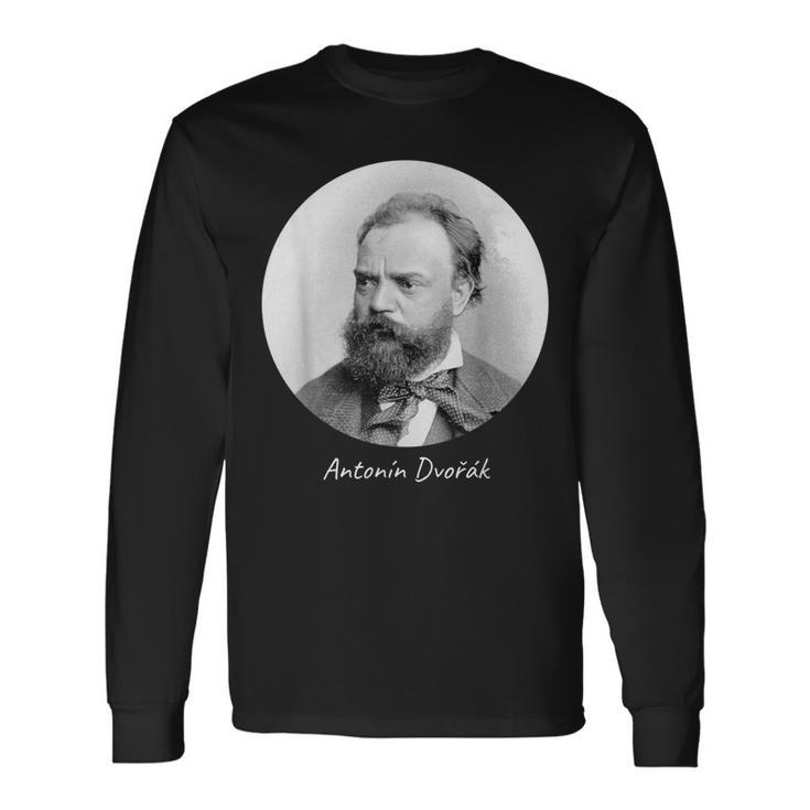 Antonin Dvorak Composer Portrait Long Sleeve T-Shirt