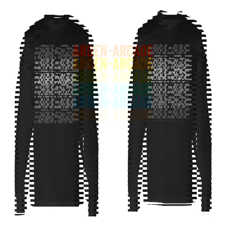 Arden-Arcade City Retro Long Sleeve T-Shirt