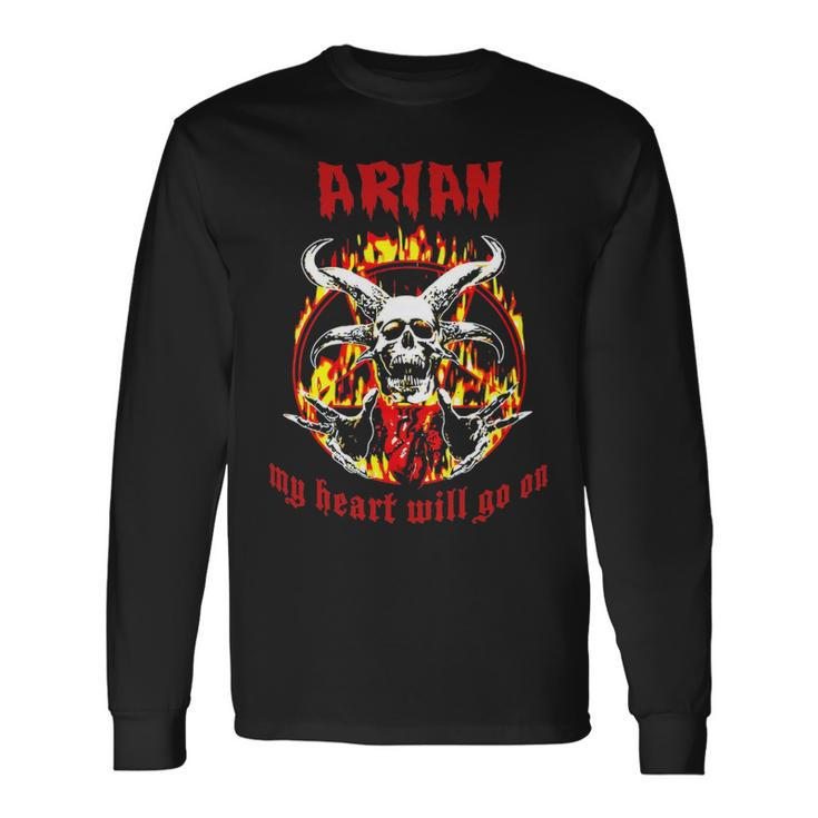 Arian Name Arian Name Halloween V2 Long Sleeve T-Shirt