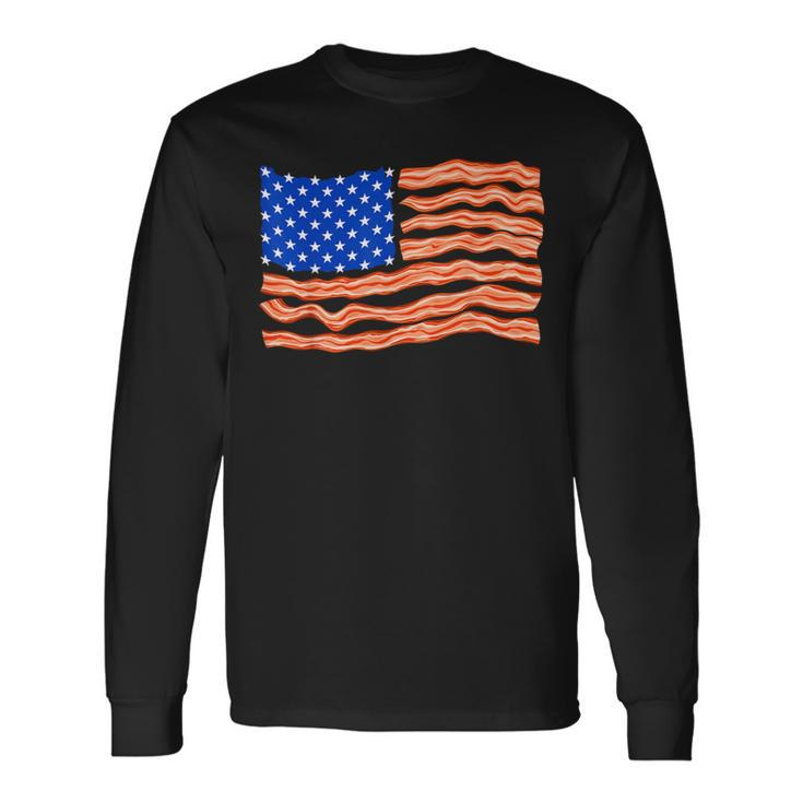 Bacon Lover Meat Lover Bbq Bacon Long Sleeve T-Shirt