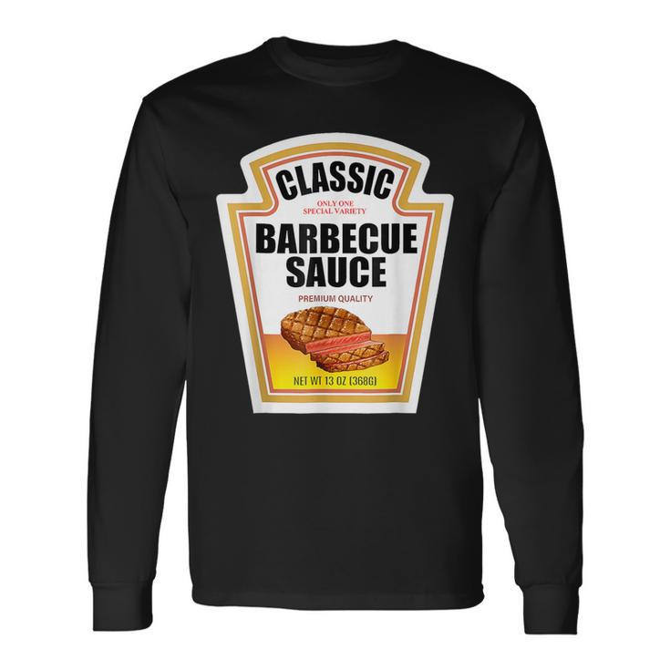 Barbecue Sauce Condiment Group Halloween Costume Adult Kid Long Sleeve T-Shirt