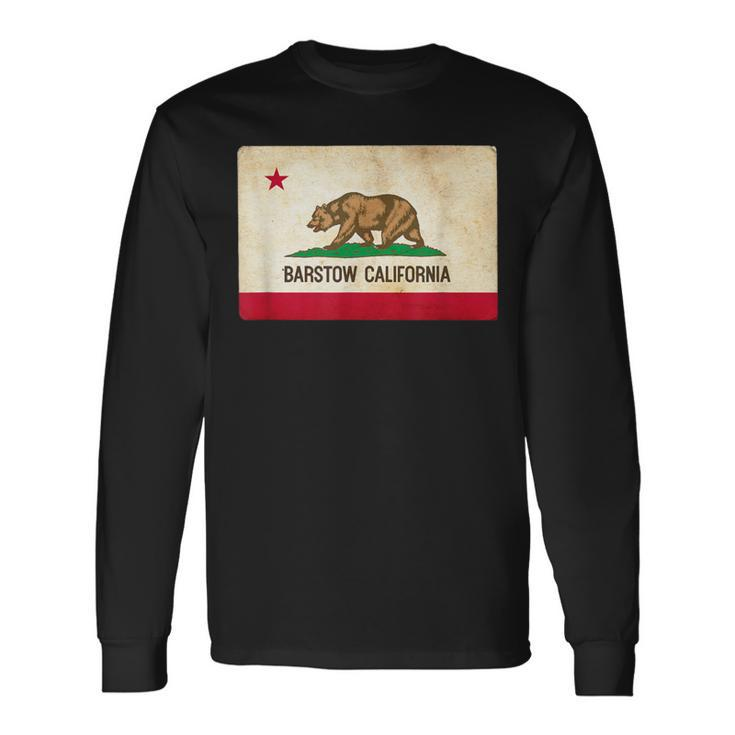 Barstow California Republic Flag Long Sleeve T-Shirt