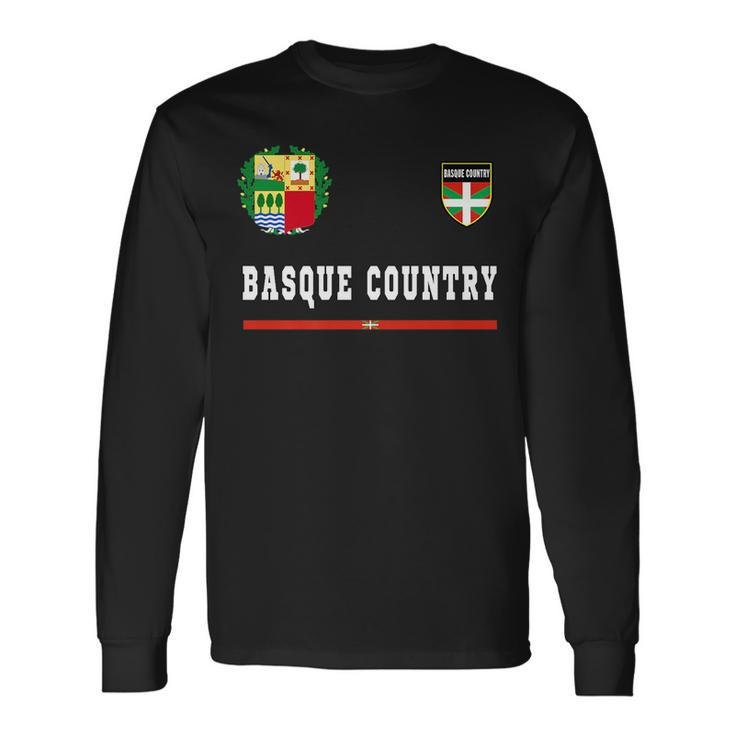 Basque Country SoccerSports Flag Football Long Sleeve T-Shirt T-Shirt