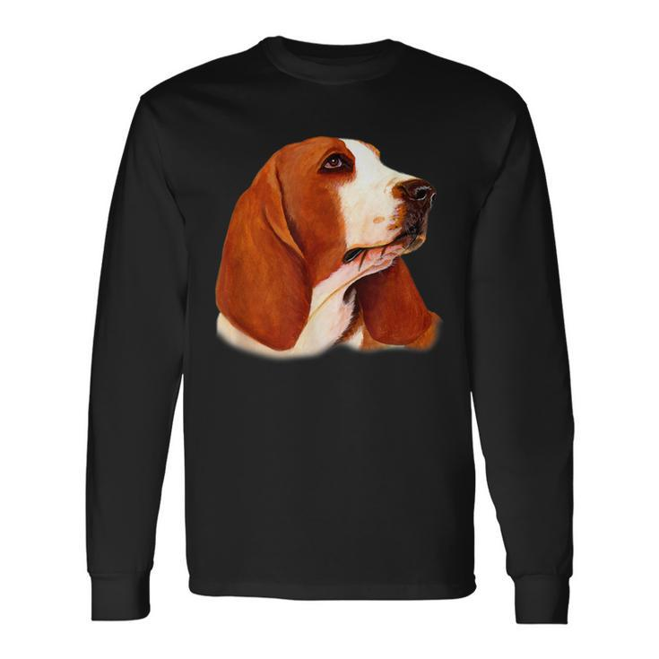 Basset Hound Dog Breed Long Sleeve T-Shirt