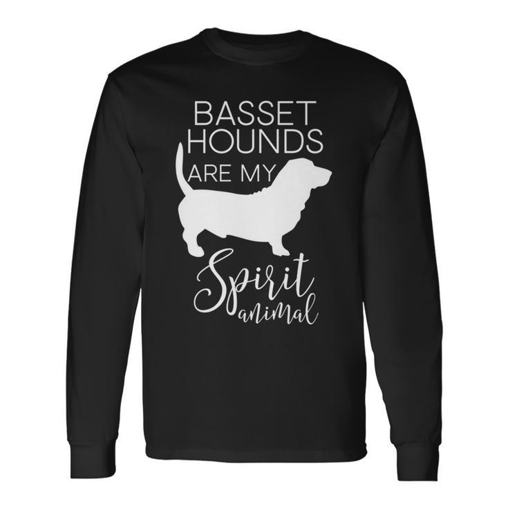 Basset Hound Dog Spirit Animal J000237 Long Sleeve T-Shirt
